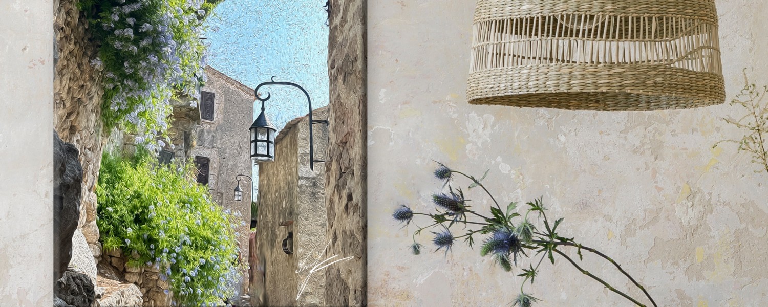 Street of Dreams. Art Canvas. Wall Décor. 15X27 inch.  3